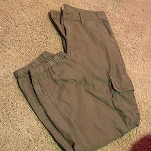 Madewell Highwaisted Cotton Cargo Joggers